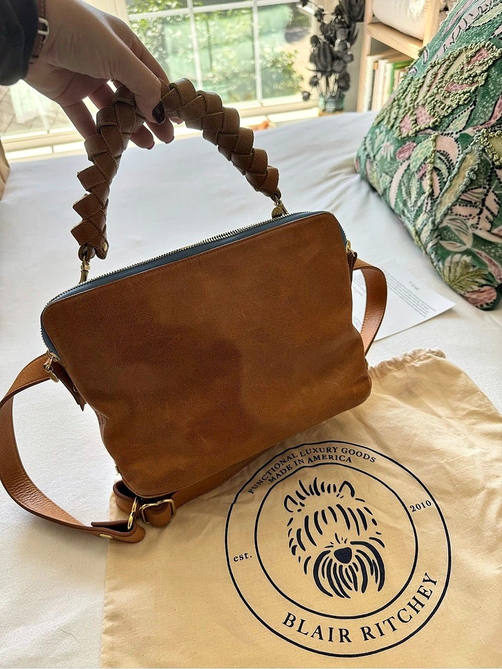 Blair Ritchey The PAK Crossbody Leather Bag in Brown
